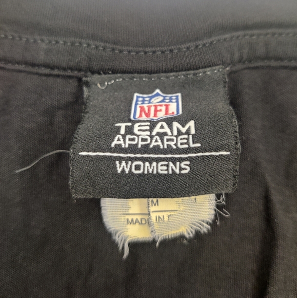 NFL team apparel Steelers V neck tee size M - Picture 3 of 3